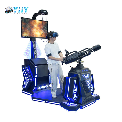 YHY VR Gatling Gun Simulation Virtual Reality Shooting Gaming Machine Arcade Game Machine