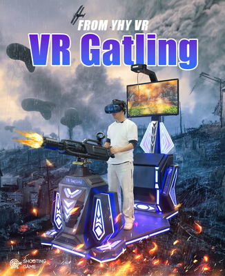 YHY-01.097 VR Gatling Shooting Machine Gun Simulator Indoor Amusement Park