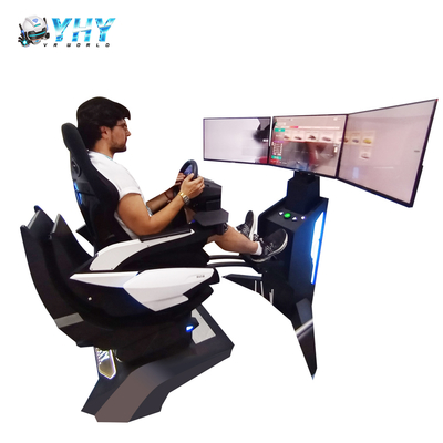 9D VR Indoor Amusement Park F1 3-Screen Racing Car Simulator