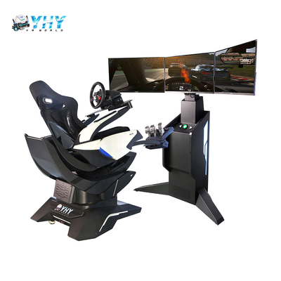 Three Screens Car Racing Games Machine Virtual Reality Driving Simulator
