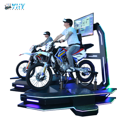 Double Seats 9d Vr Motorcycle Motion Machine For Vr Arena