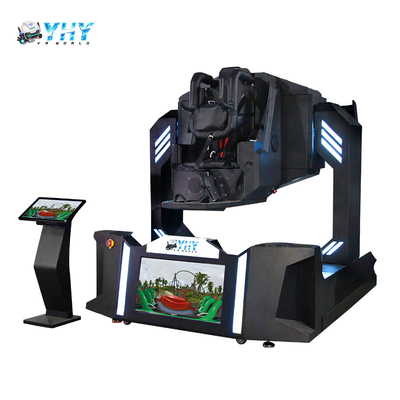 VR 9D 360 720 Degree Virtual Reality Rotating Simulator Dynamic Chair Roller Coaster Flight Motion Single Seat Game Machine 