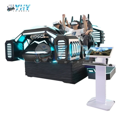 VR Cinema 9D Video Game Movie 3 DOF Platform Chair 6 Player Vr Theater Indoor Amusement Park Fun