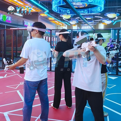 Virtual Reality Free Roam Shooting 4-6 Players Multiplayer Interactive Roaming Game