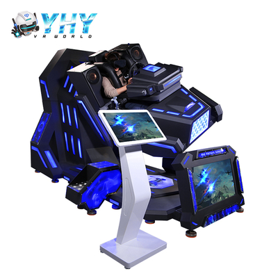 9D VR Simulator Virtual Reality Multiplayers Racing Game 360 Degree Rotating Roller Coaster 