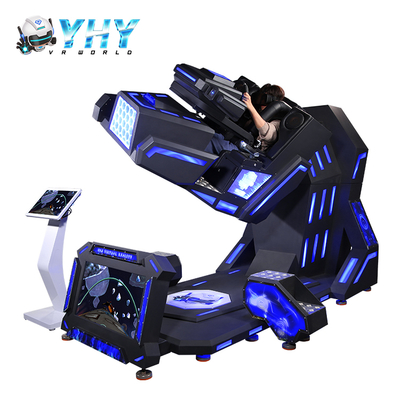 VR 360 Roller Coaster VR Flight Simulator Racing Single Chair Shooting Game Machine Virtual Reality Theme Park Equipment 