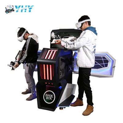Indoor Standing VR Simulator Game 2 Players Battle With PP Gun Wireless Glasses