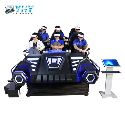 6 Players VR Arcade Simulator Immersive Vibration VR 9D Game Machine
