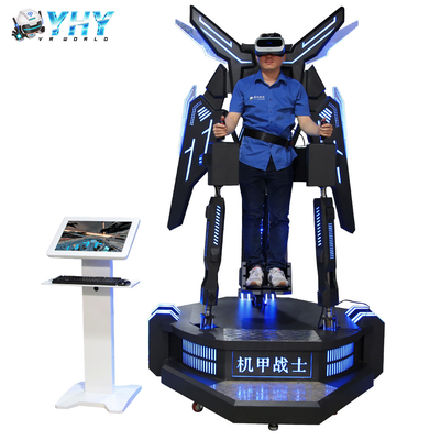 Indoor Playground 9D VR Flight Simulators Machine 1.5KW 10 Games