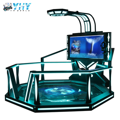 65'' Screen Game VR Simulator 3.0m Wide Standing 9D Virtual Reality Walker Platform