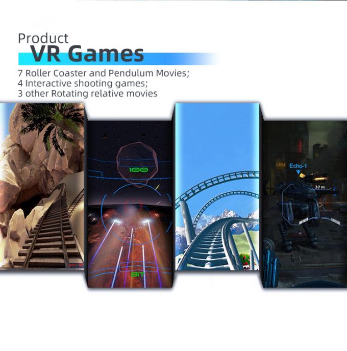 Indoor Game VR Simulator VR Games 9D 360 Degree Virtual Reality Roller