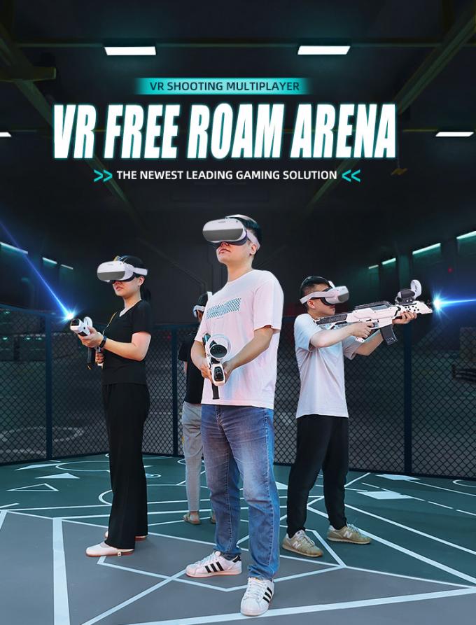 YHY New Launched 4 Players VR Shooting Simulator with 360 Free Roam and ...