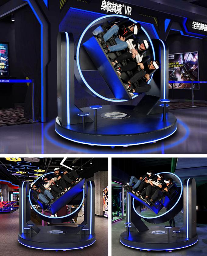 VR 360 Rotating Virtual Reality Game VR Roller Coaster Arcade Immersive ...