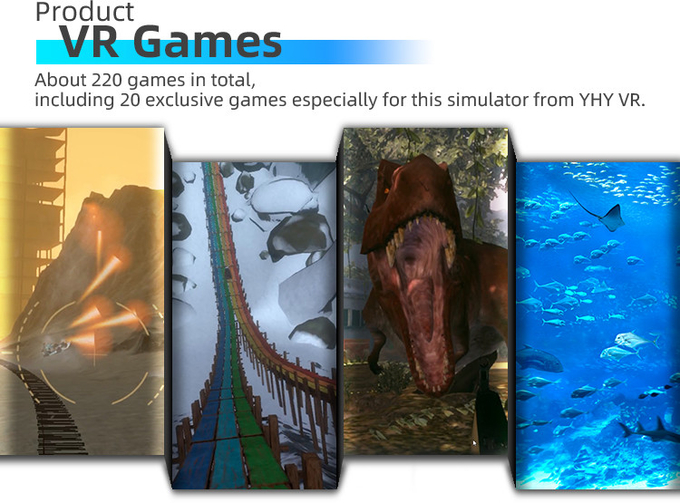 Theme Park VR Multiplayer Games 9D VR Shooting Games For 4 Players