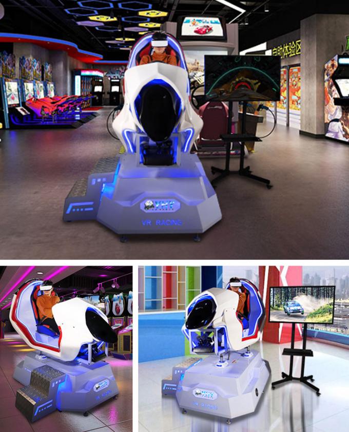 2.5KW Virtual Reality Motorcycle Simulator Water Park VR Car Racing Games